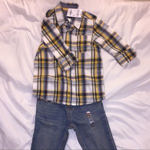 OshKosh B’Gosh Plaid Button-down